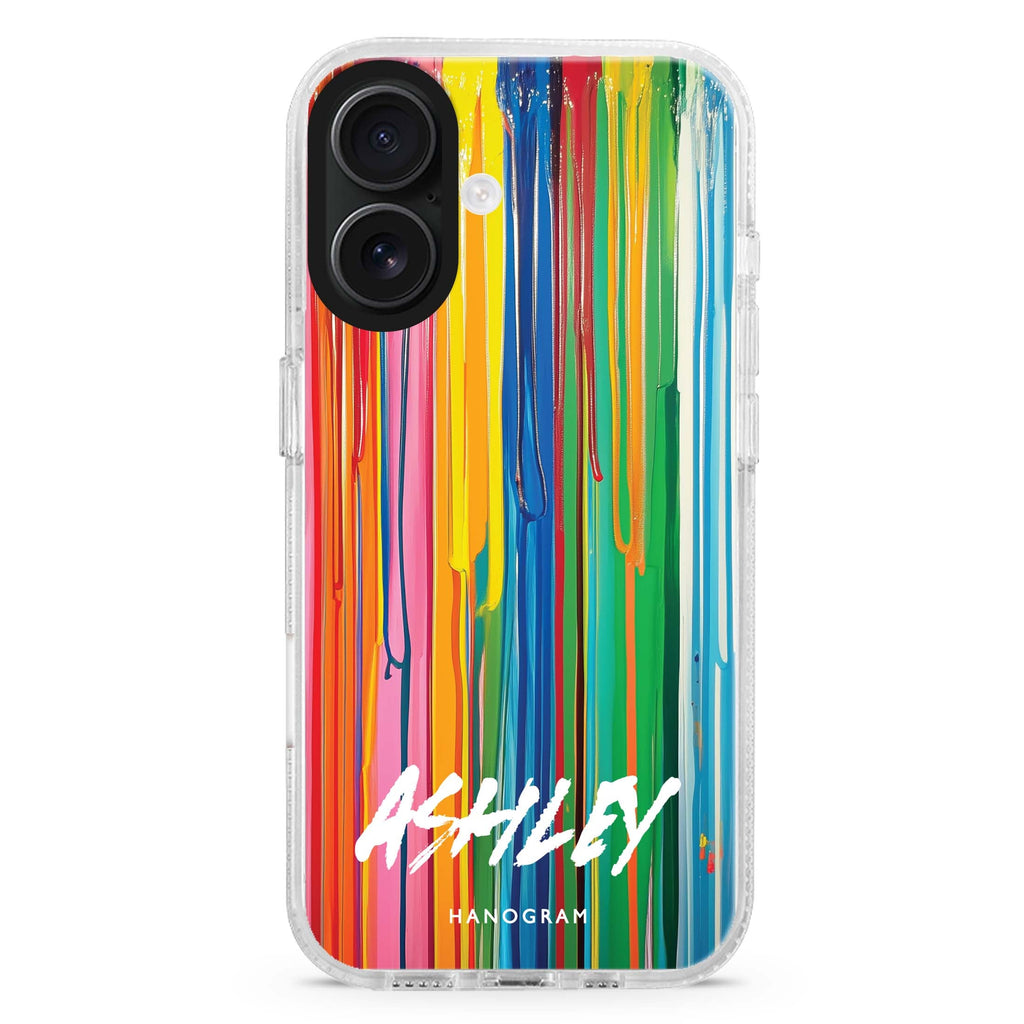 Vivid Stripes MagSafe Compatible iPhone 16 Ultra Clear Case - Personalized and Stylish Protection