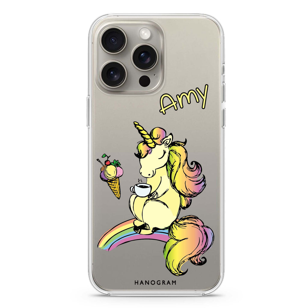 Cute Unicorn iPhone Ultra Clear Case