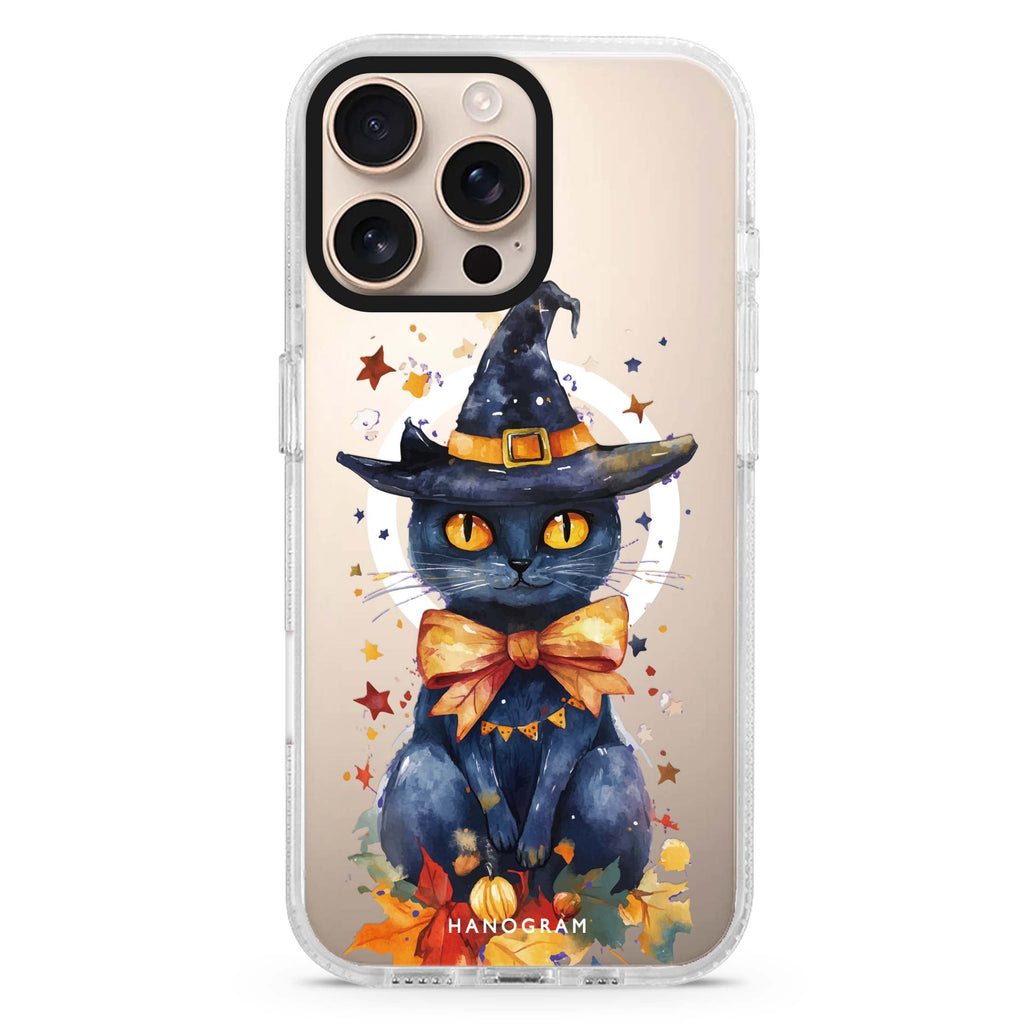 Midnight Kitty Charms MagSafe Compatible Ultra Clear Case