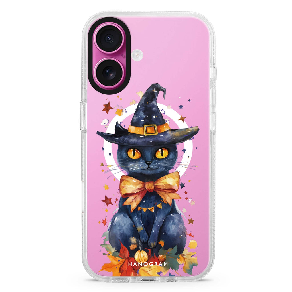 Midnight Kitty Charms MagSafe Compatible Ultra Clear Case