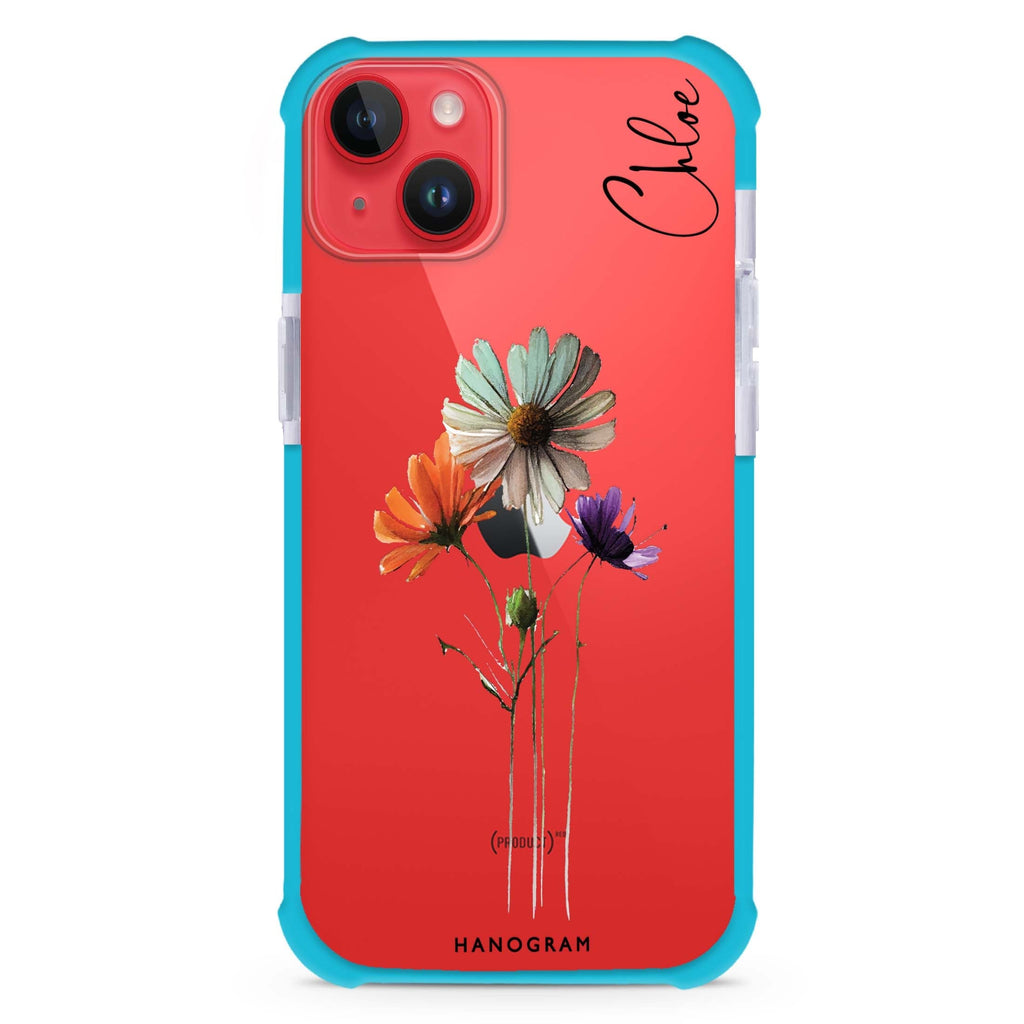 A watercolour floral iPhone 15 Plus Ultra Shockproof Case
