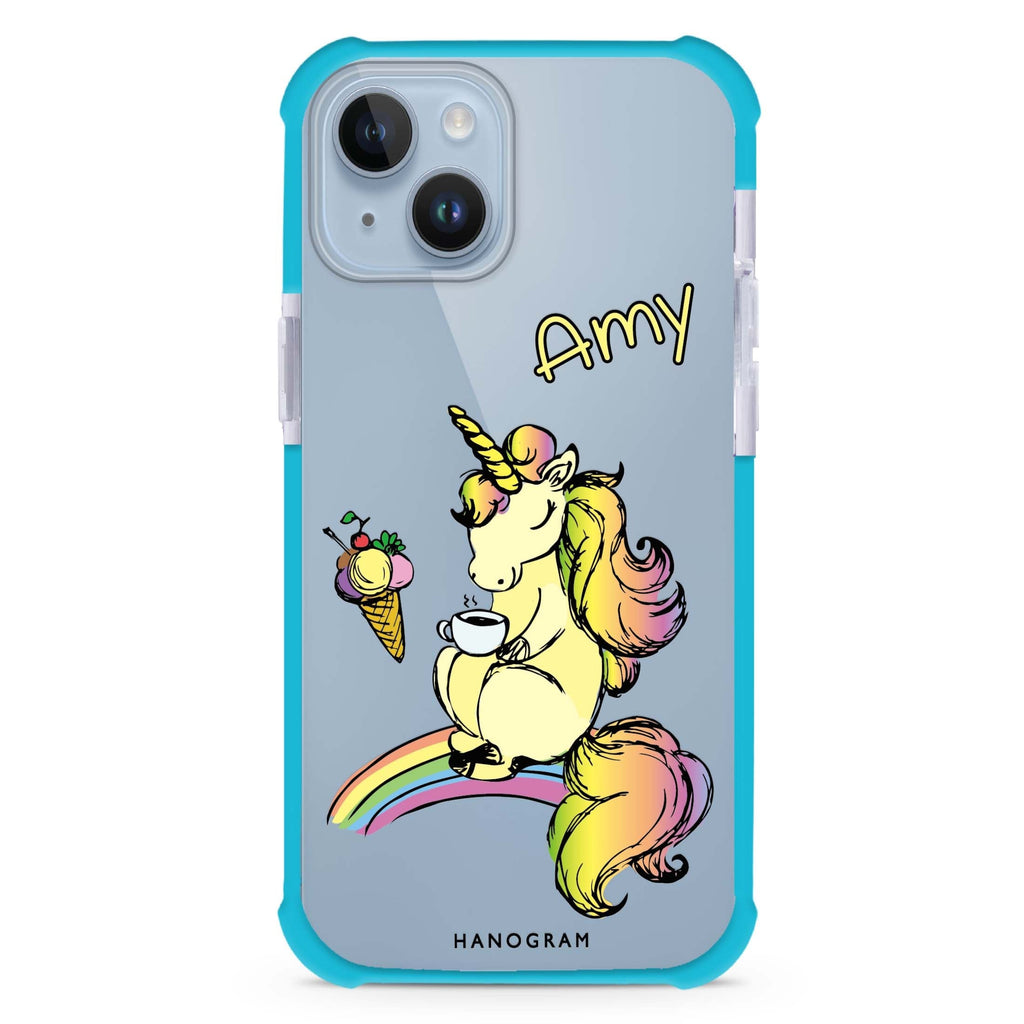Cute Unicorn iPhone 15 Plus Ultra Shockproof Case