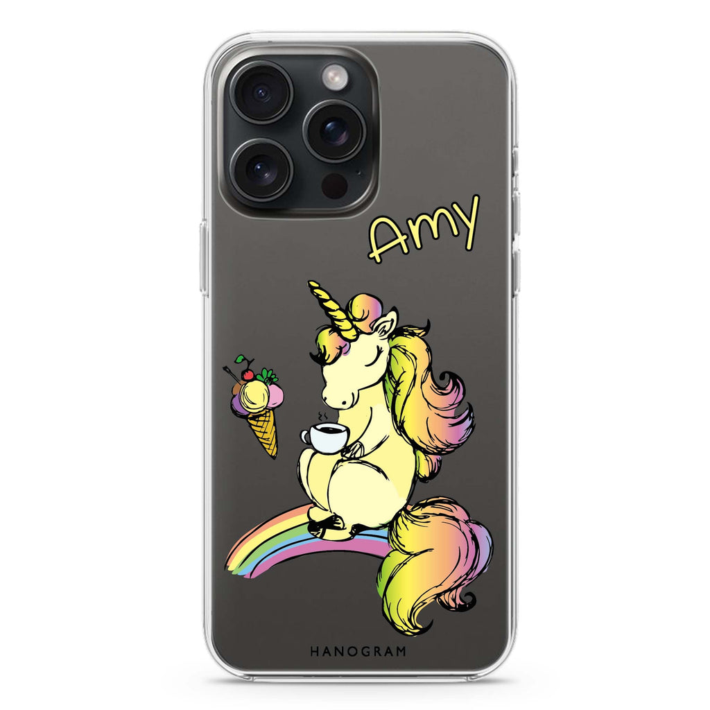 Cute Unicorn iPhone Ultra Clear Case