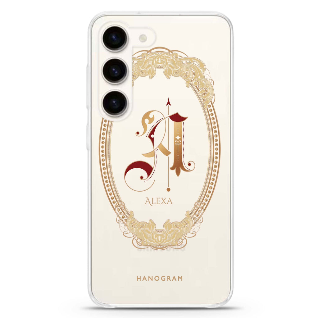 Gothic Ornamental ultra-clear case for Samsung Galaxy S23/S22, front view