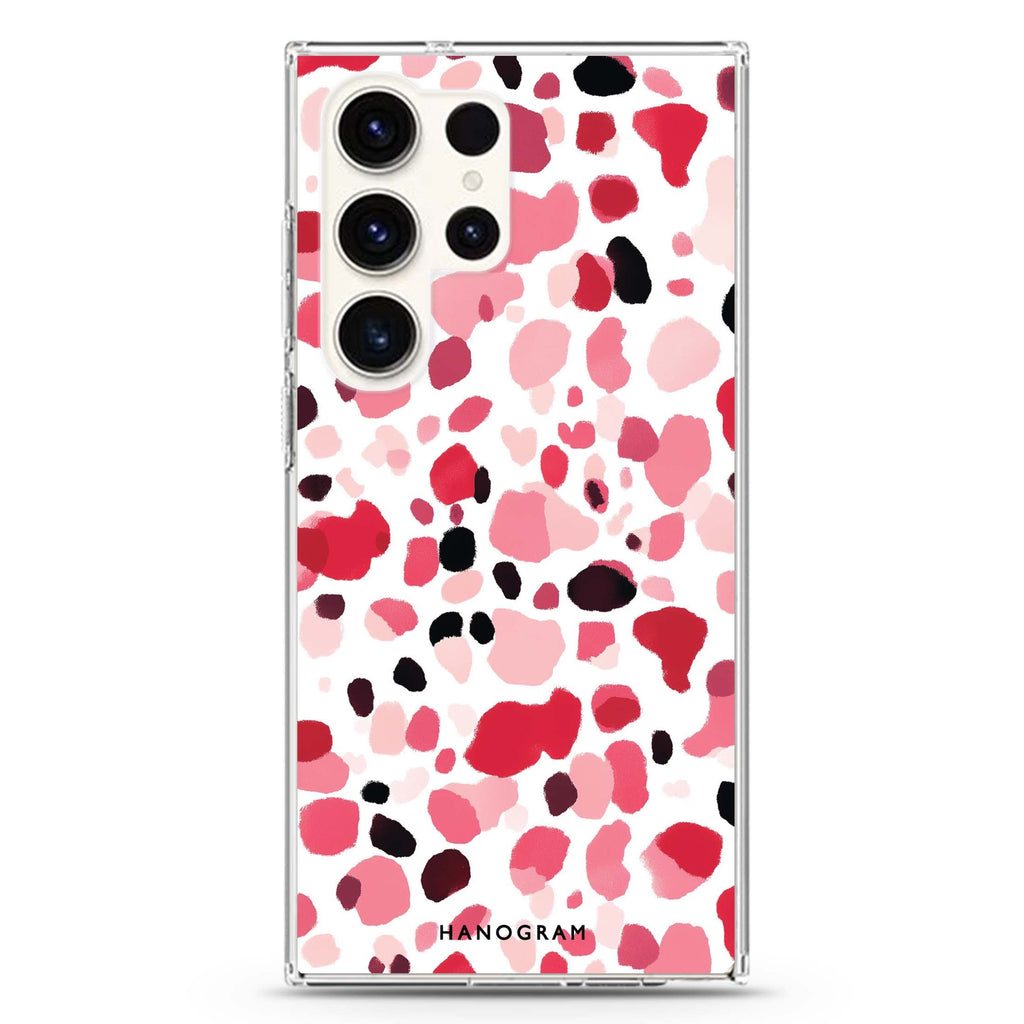 Leopard Luxe Samsung Galaxy S26/S25/S24/S23/S22 Ultra ultra clear case, transparent design, main view