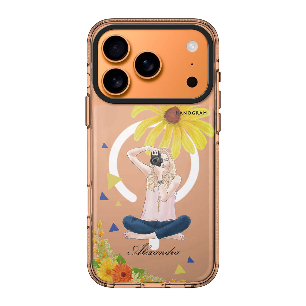 Floral Photography II personalized name flower floral spring iPhone 17 Pro Max ultra clear case