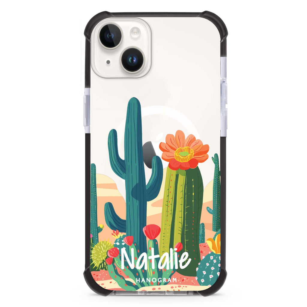 Desert Oasis iPhone 15 Plus MagSafe Compatible Ultra Shockproof Case