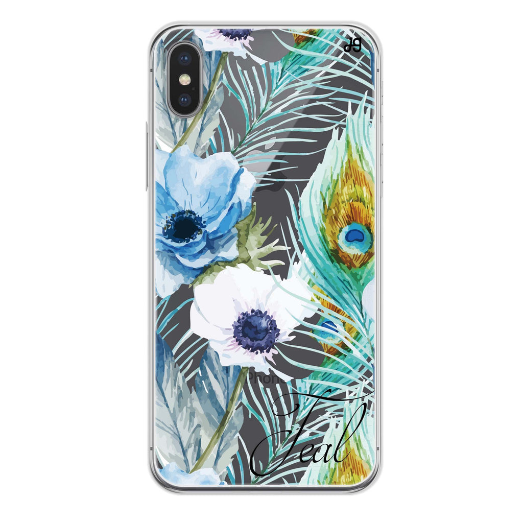 Pretty Watercolor Flowers iPhone XS Ultra Clear Case