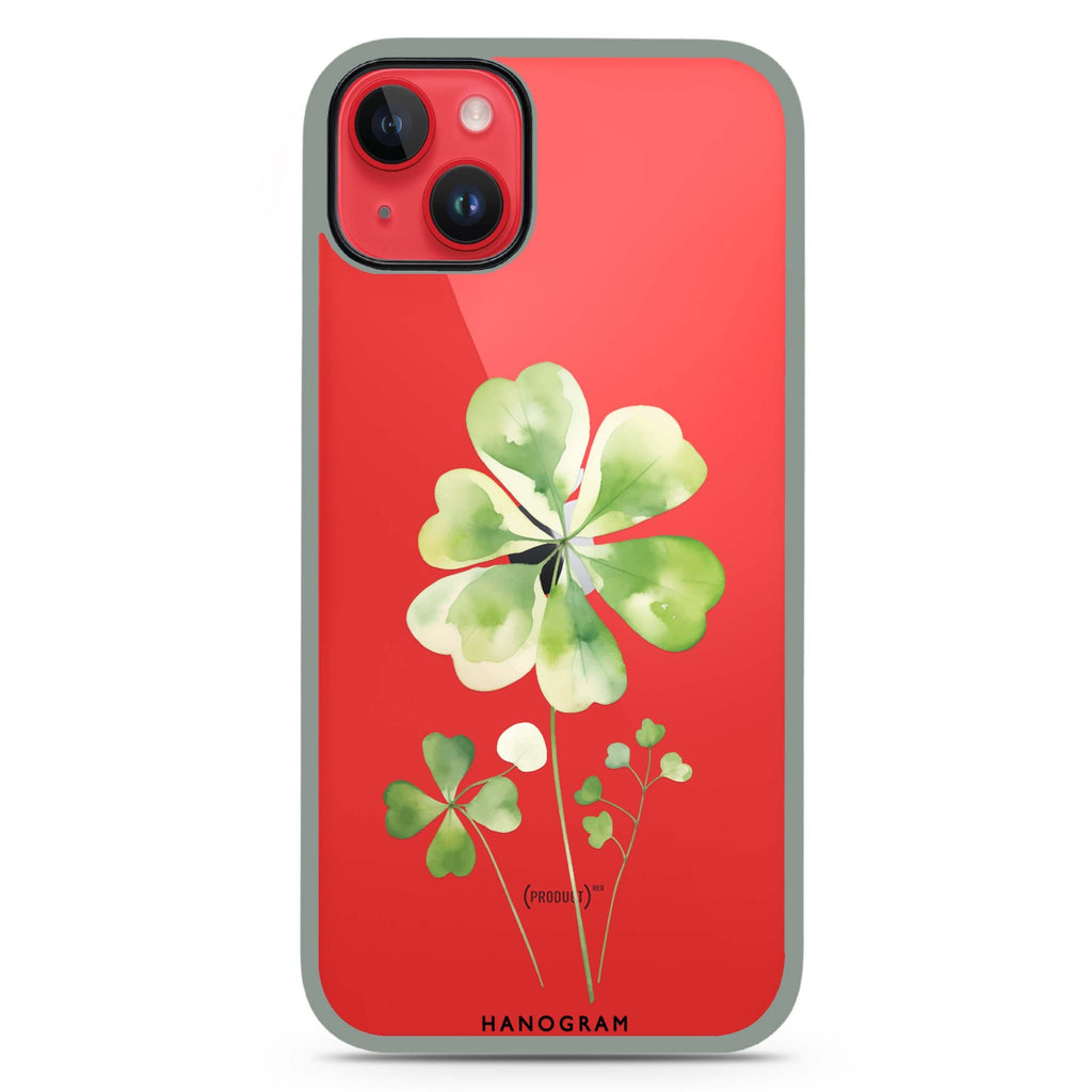 Clover's Heart iPhone 15 Plus Impact Guard Bumper Case