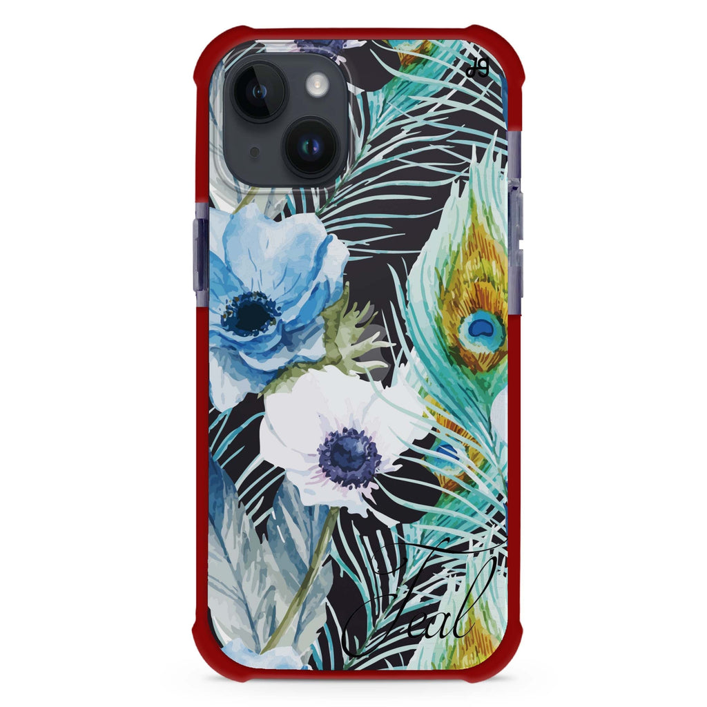 Pretty Watercolor Flowers iPhone 15 Plus Ultra Shockproof Case