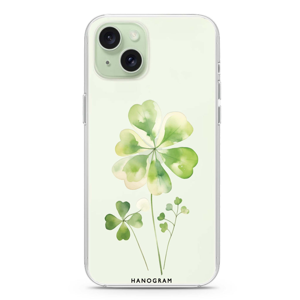 Clover's Heart iPhone 15 Plus Ultra Clear Case