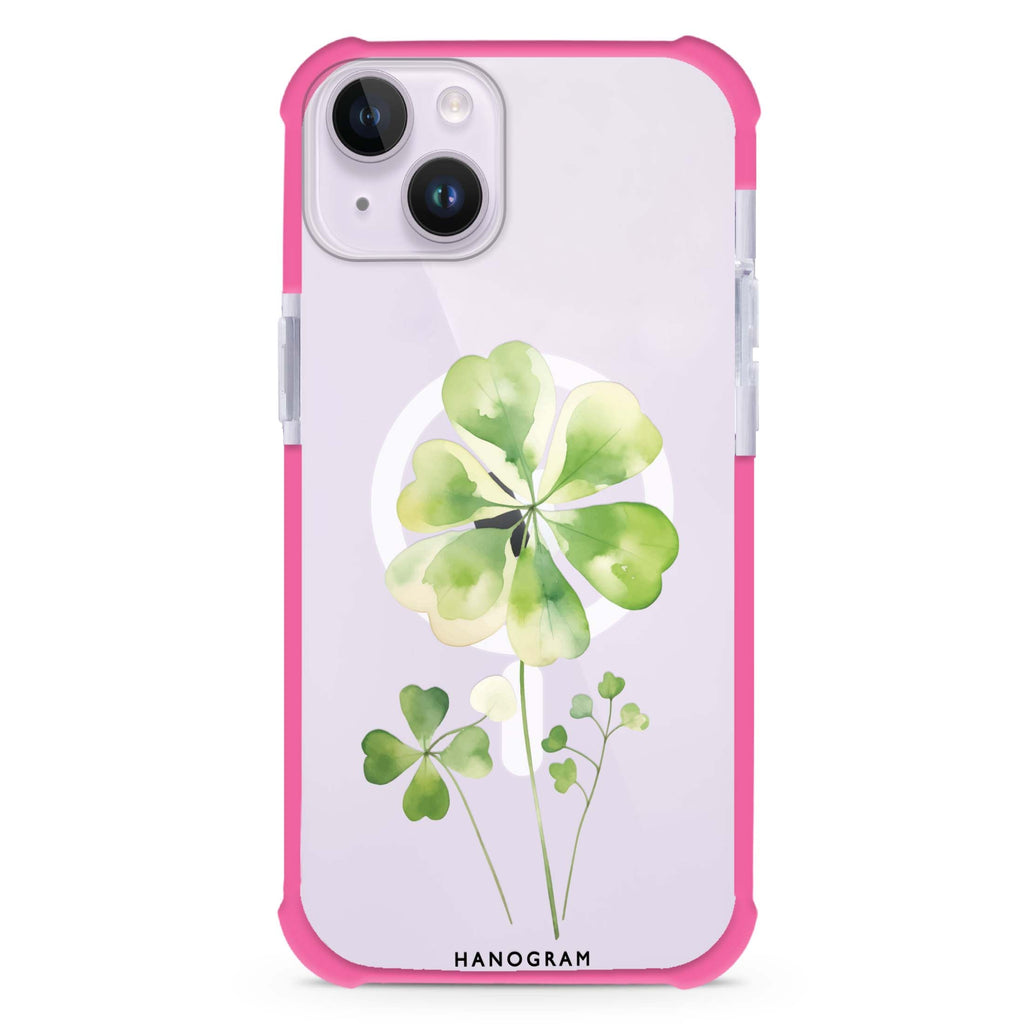 Clover's Heart iPhone 14 Plus MagSafe Compatible Ultra Shockproof Case