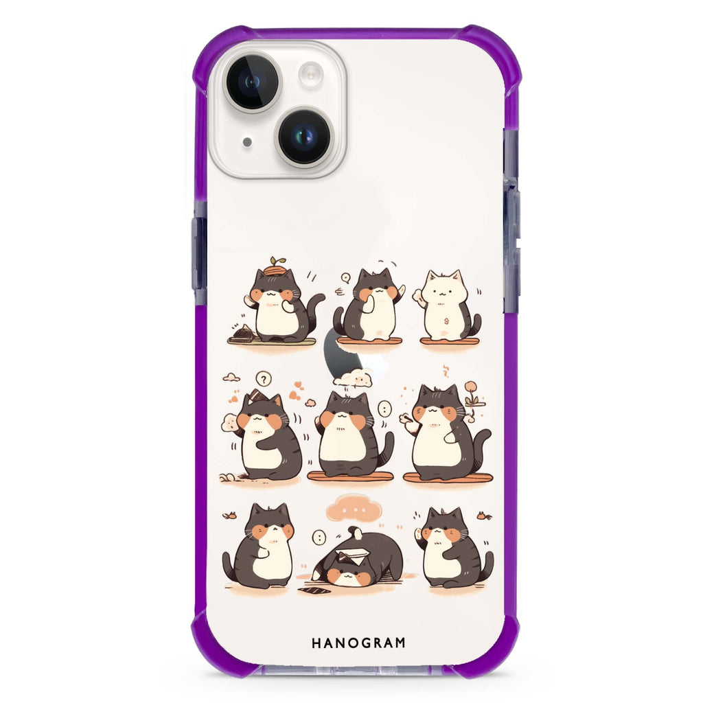 Zen Meowster iPhone 15 Plus Ultra Shockproof Case