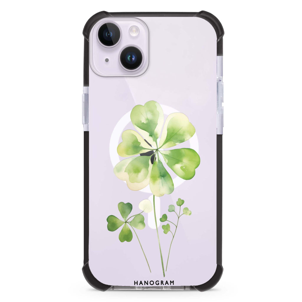 Clover's Heart iPhone 15 Plus MagSafe Compatible Ultra Shockproof Case