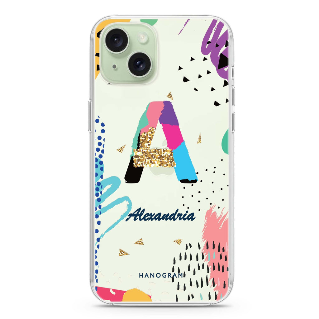 Artistic Monogram IV iPhone Ultra Clear Case