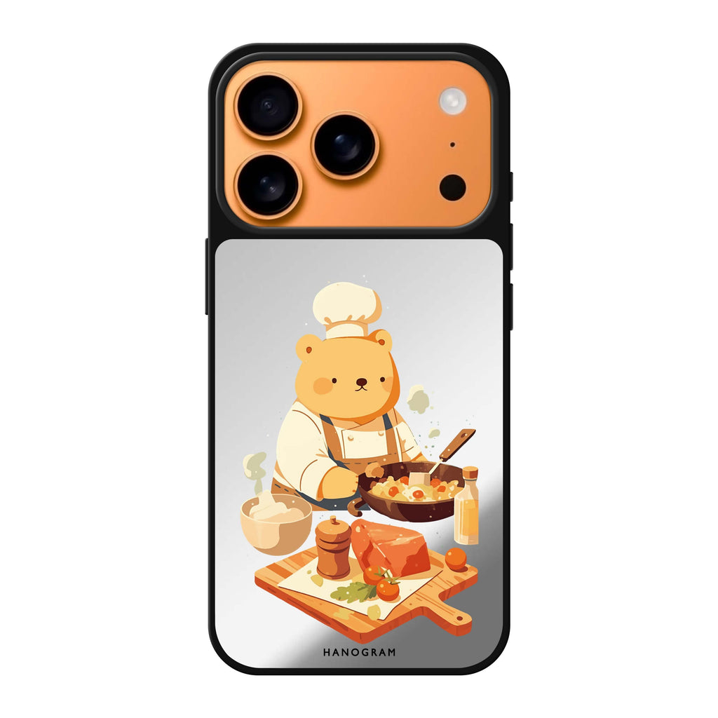 Culinary Bear bear animal iPhone 17 Pro Max mirror case