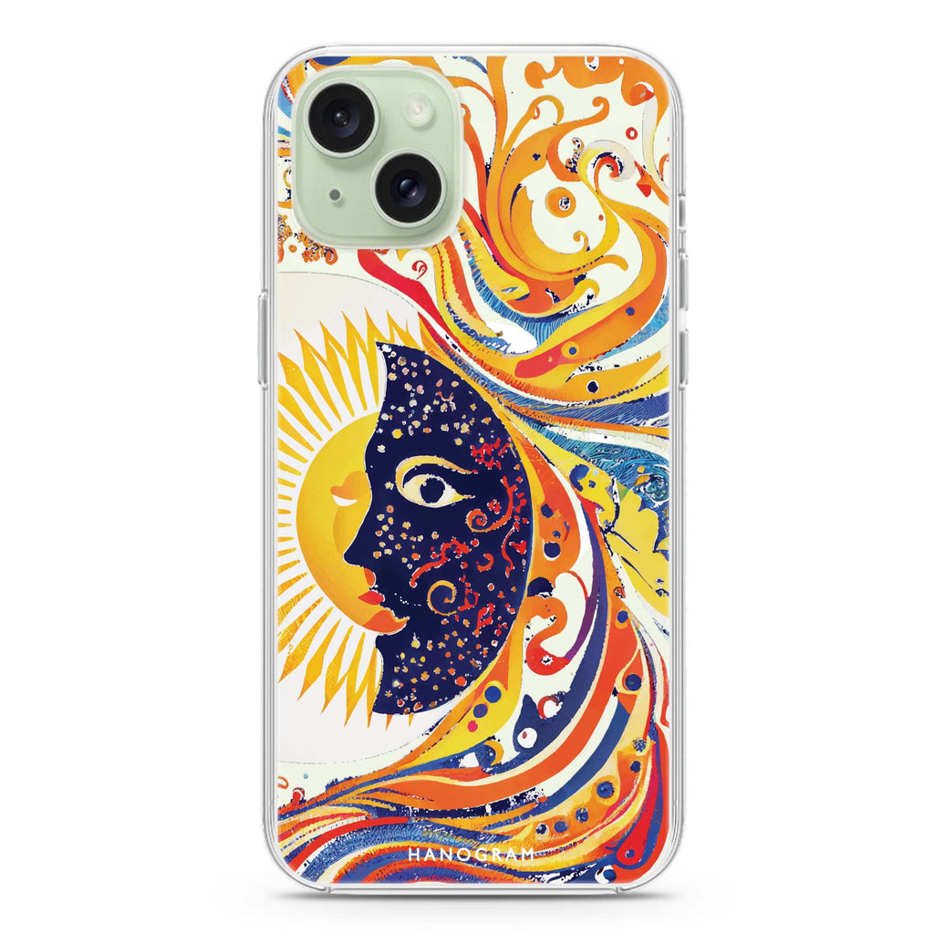 Sun & Moon iPhone 15 Plus MagSafe Compatible Ultra Clear Case