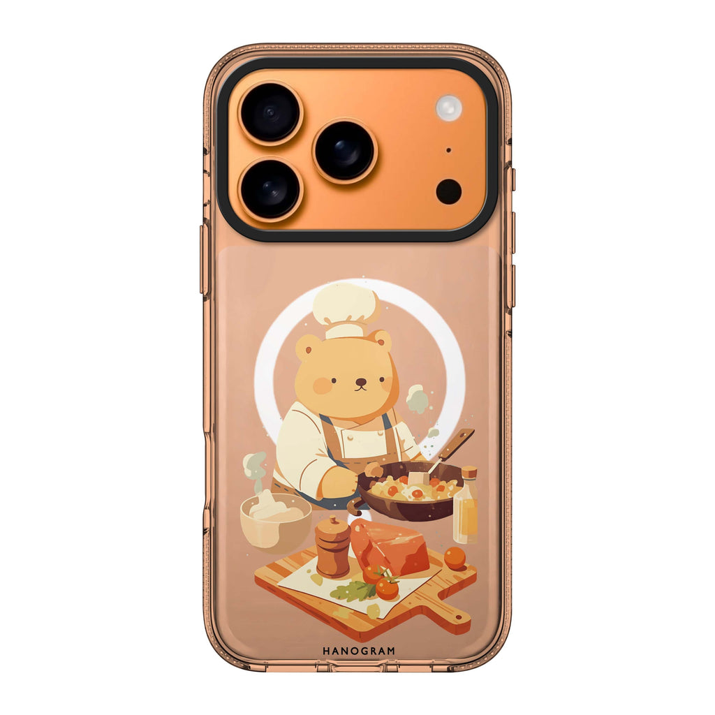 Culinary Bear bear animal iPhone 17 Pro Max ultra clear case