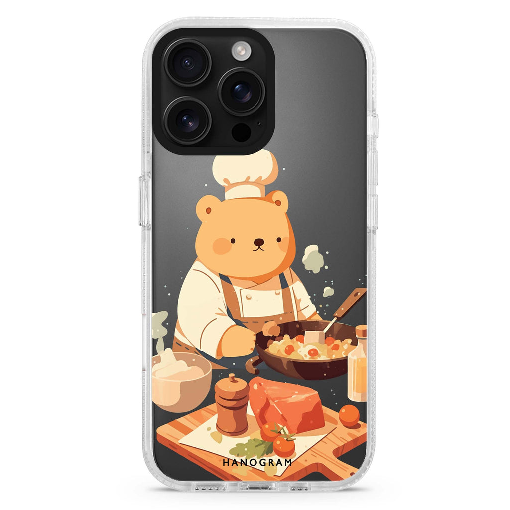 Culinary Bear iPhone 16 Pro & 16 Pro Max Case - Personalized and Stylish Protection