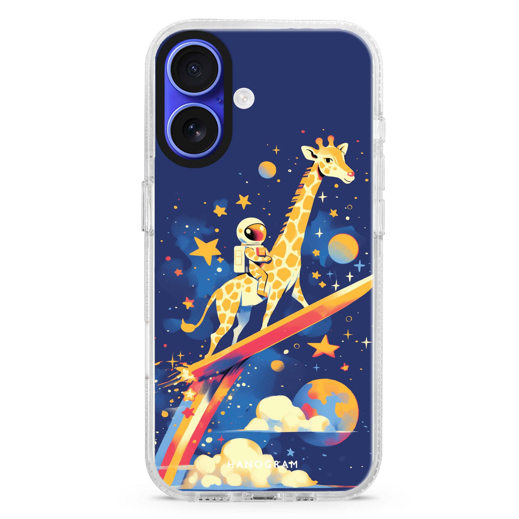 Galactic Ride MagSafe Compatible iPhone 16 Ultra Clear Case - Personalized and Stylish Protection