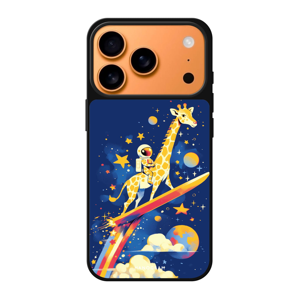 Galactic Ride celestial iPhone 17 Pro Max mirror case