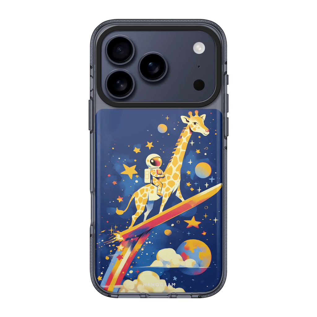 Galactic Ride celestial iPhone 17 Pro Max ultra clear case