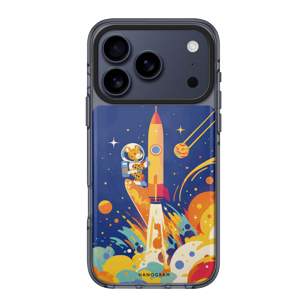 Surfing the Stars star celestial iPhone 17 Pro Max ultra clear case
