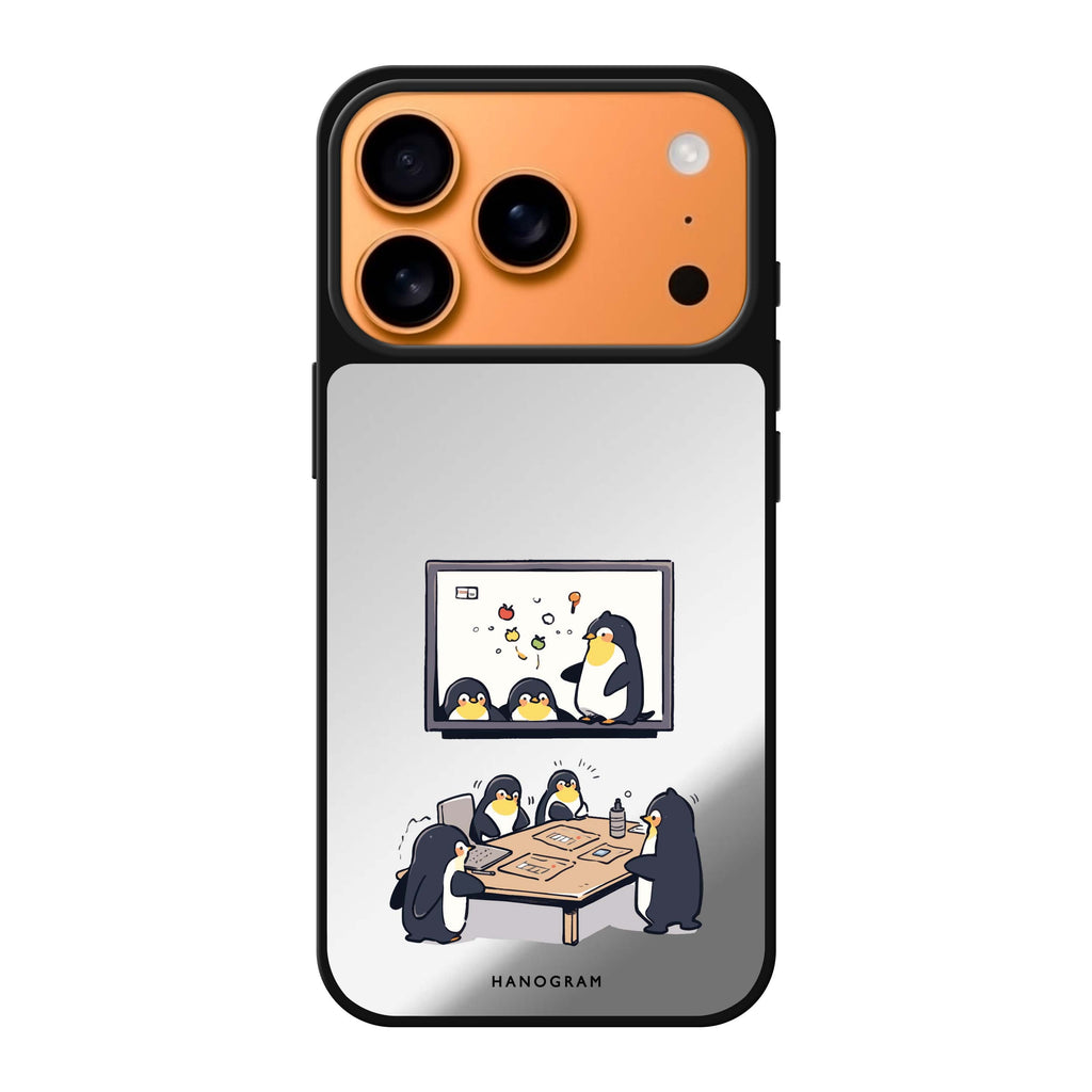 Penguin Presentation penguin animal iPhone 17 Pro Max mirror case