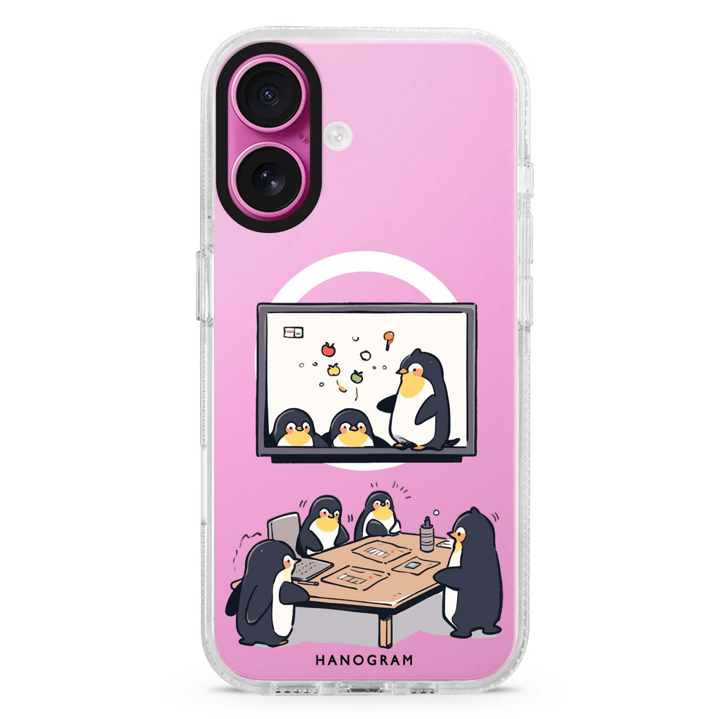 Penguin Presentation MagSafe Compatible iPhone 16 Ultra Clear Case - Personalized and Stylish Protection