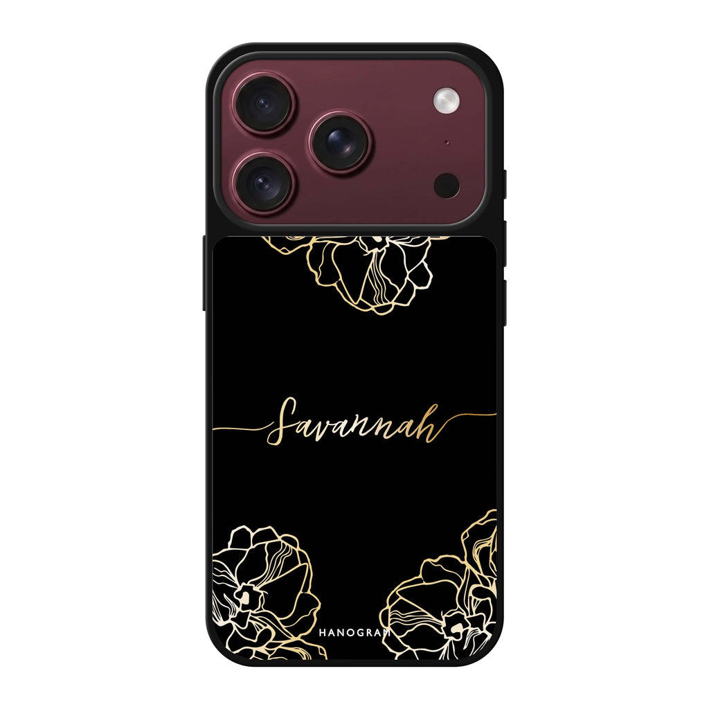 Crafts Of Floral personalized name spring flower floral iPhone 18 Pro Max mirror case