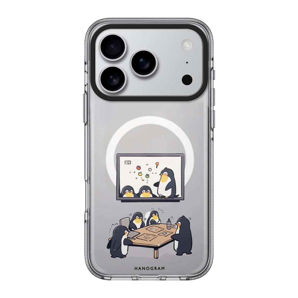 Penguin Presentation penguin animal iPhone 17 Pro Max ultra clear case