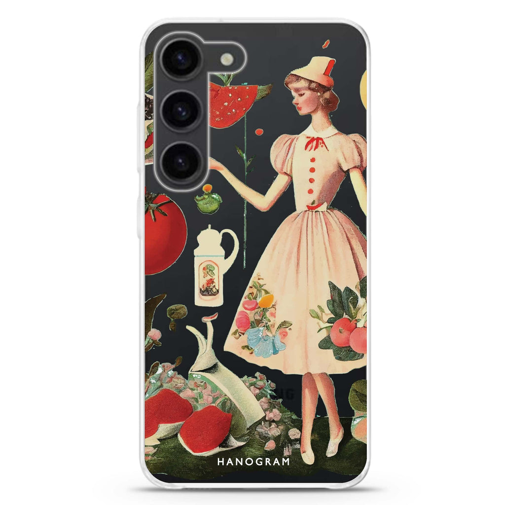 Noble girl ultra-clear case for Samsung Galaxy S23/S22, front view