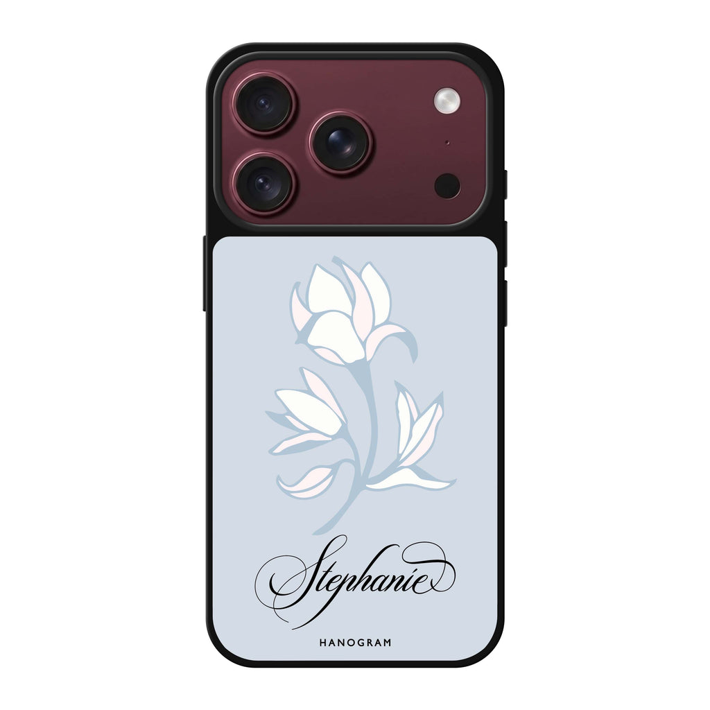 Exquisite Flowers personalized name flower floral iPhone 18 Pro Max mirror case