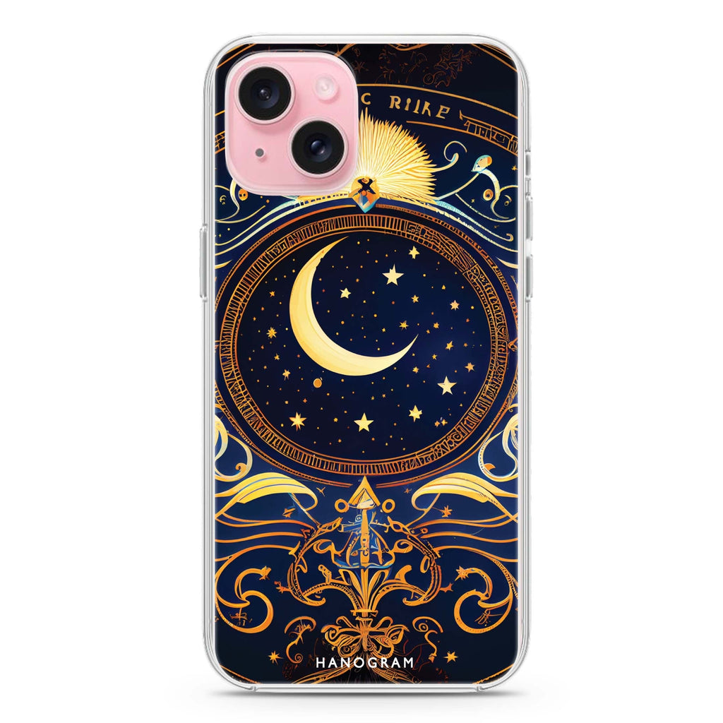 Magic Moon iPhone 15 plus Ultra Clear Case