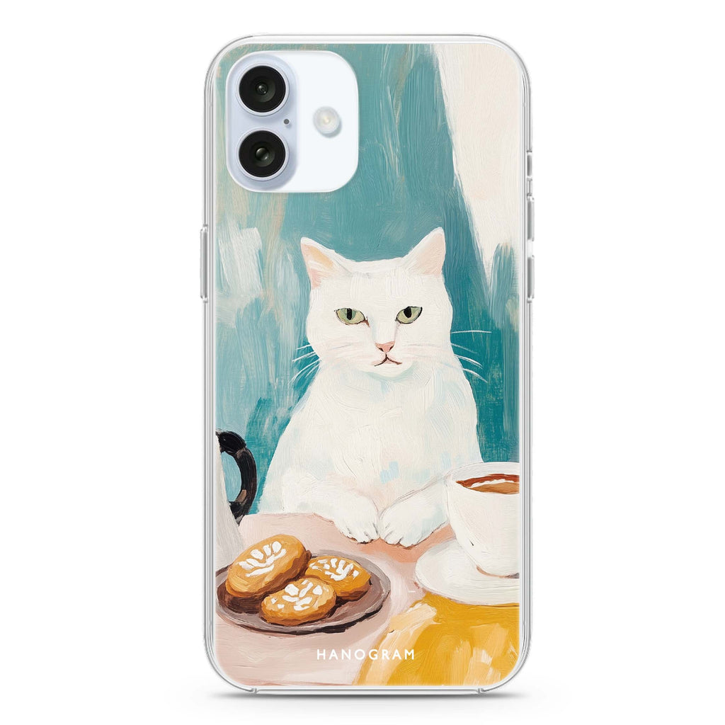 Coffee with Whiskers MagSafe Compatible Ultra Clear Case