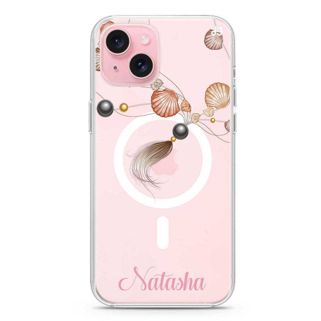 Connection of Sea iPhone 15 Plus MagSafe Compatible Ultra Clear Case