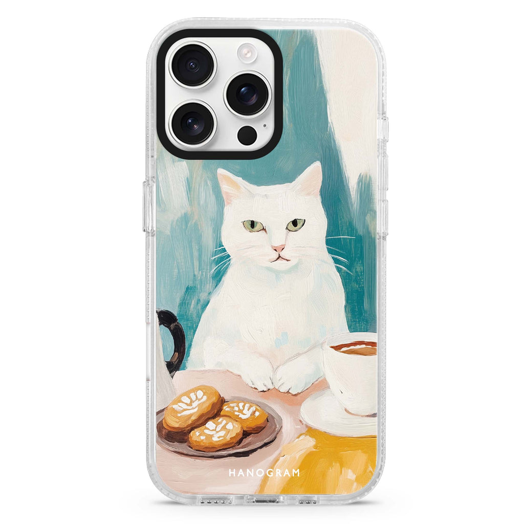 Coffee with Whiskers iPhone Ultra Clear Case