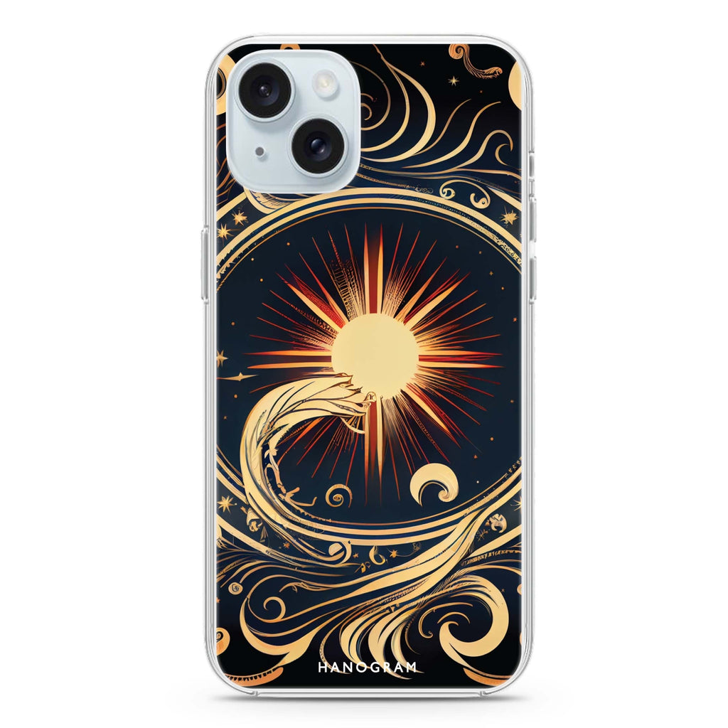 Magic Sun iPhone 15 plus Ultra Clear Case