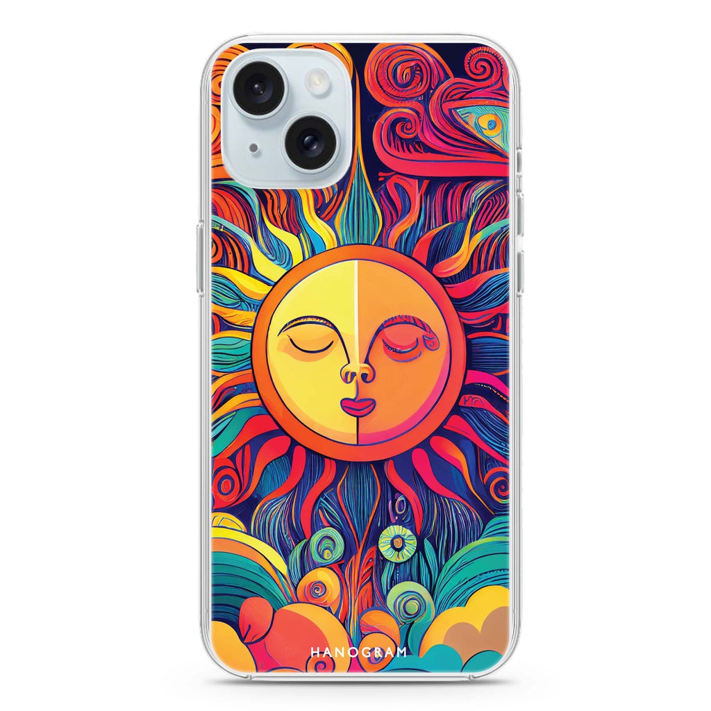Magic Sun Face iPhone Ultra Clear Case