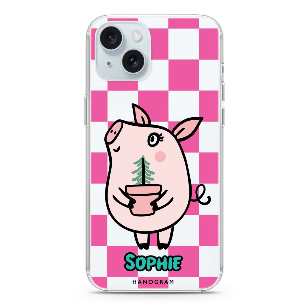 Lovely Pig iPhone Ultra Clear Case