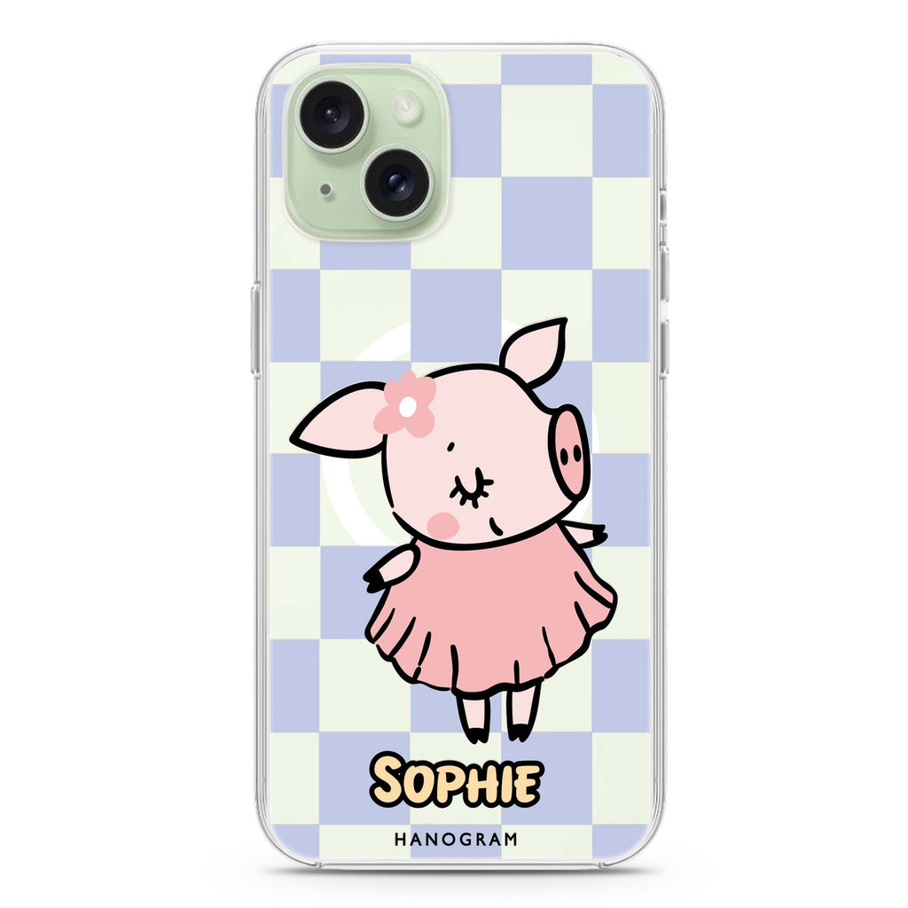 Pretty Pig iPhone 15 Plus MagSafe Compatible Ultra Clear Case
