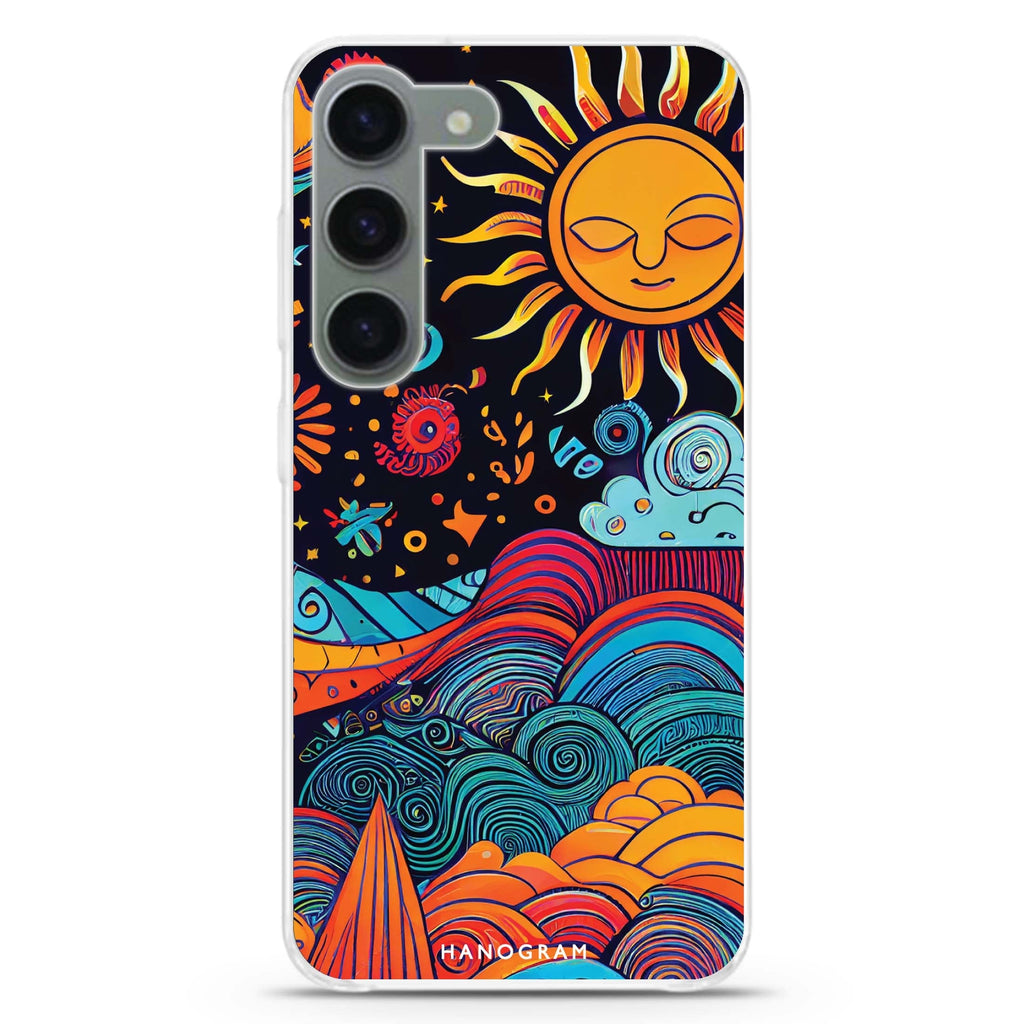 Sun Art ultra-clear case for Samsung Galaxy S23/S22, front view