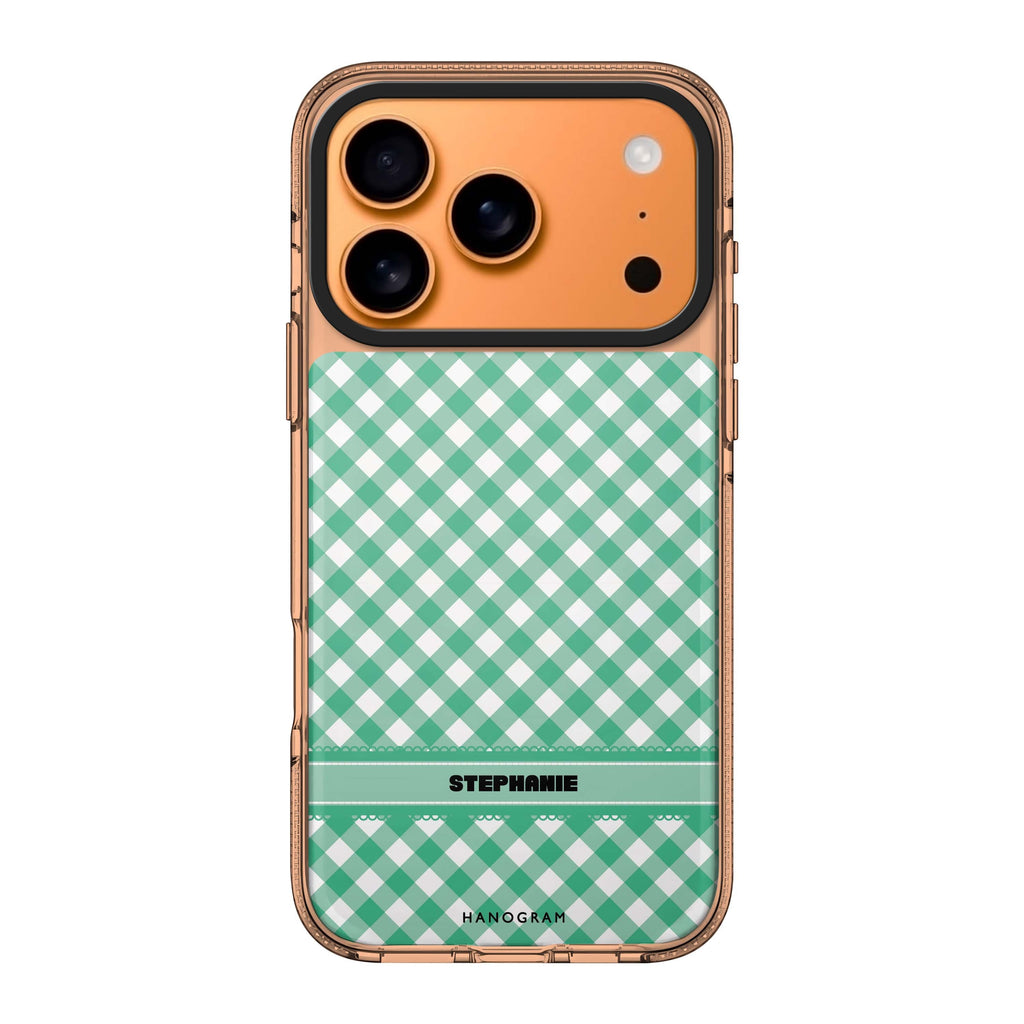 Lovely Green personalized name green graphic iPhone 17 Pro Max ultra clear case
