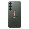 YourName Club personalized ultra-clear case for Samsung Galaxy S23/S22, front view