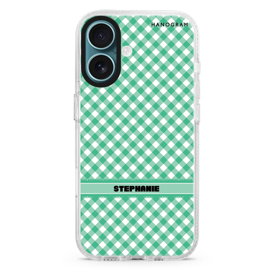 Lovely Green MagSafe Compatible iPhone 16 Ultra Clear Case - Personalized and Stylish Protection
