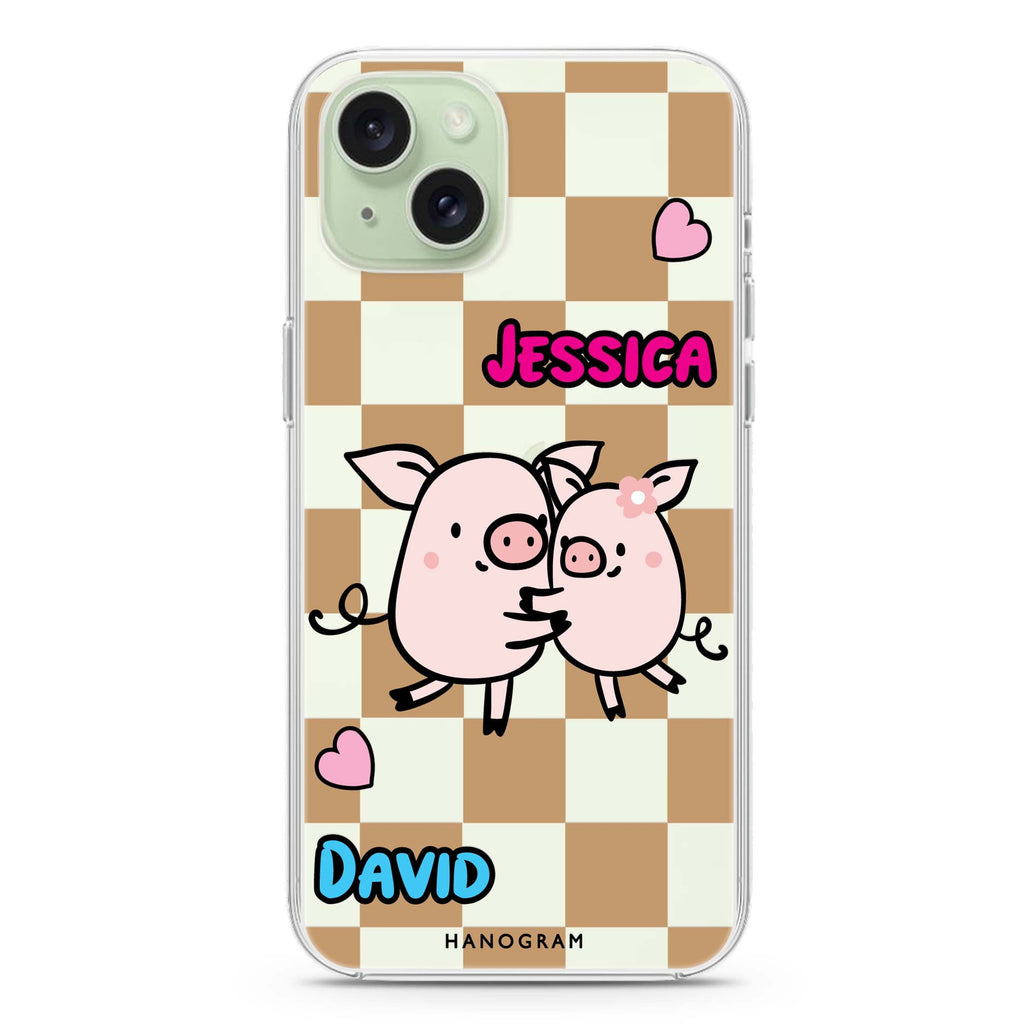 Love Pig iPhone 15 plus Ultra Clear Case
