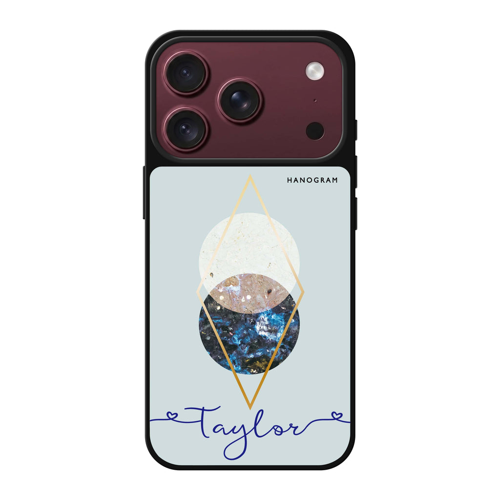 Marble Abstract I personalized name abstract marble iPhone 18 Pro Max mirror case