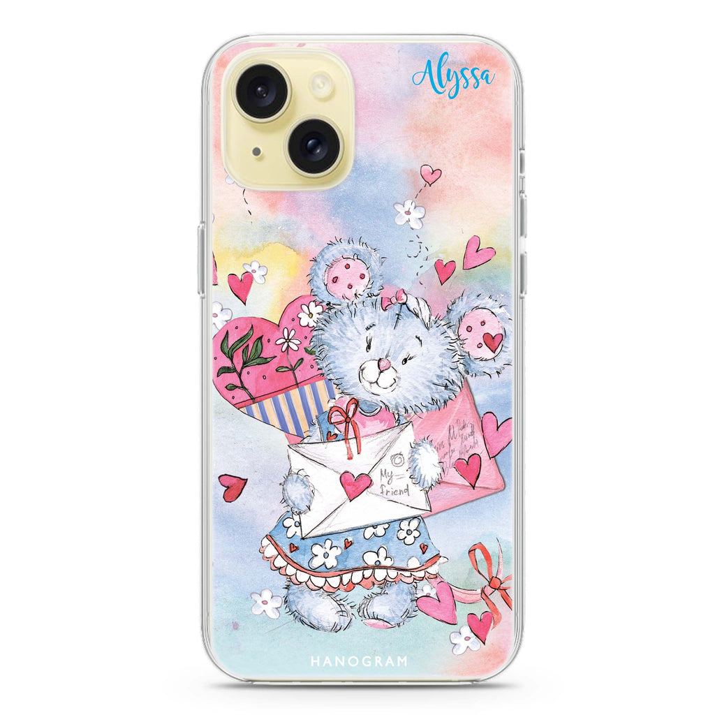 Sweet Bear iPhone 15 Plus MagSafe Compatible Ultra Clear Case