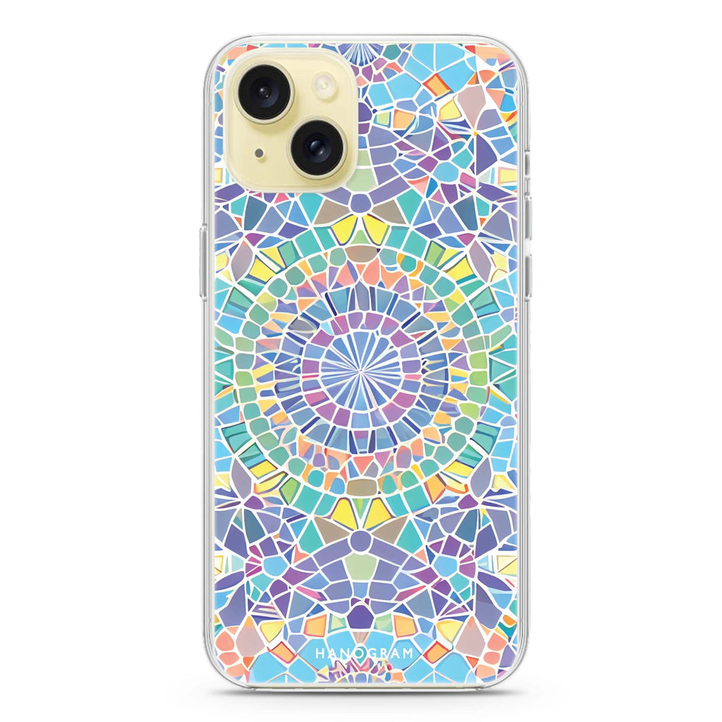 Mosaic artwork iPhone 15 plus Ultra Clear Case
