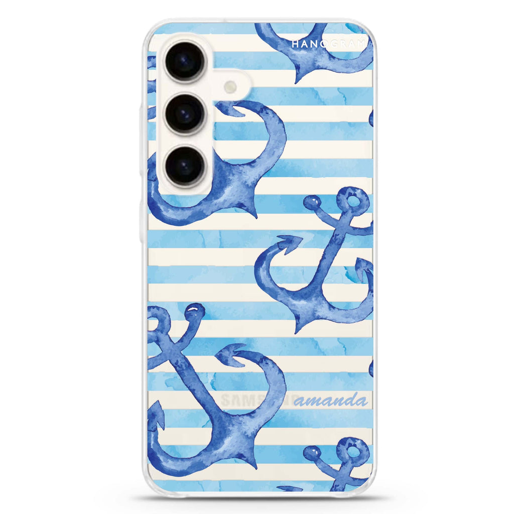 Blue Anchor Samsung Galaxy Ultra Clear Case